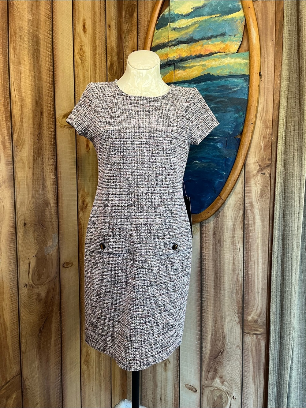 💋 bebe Tweed Mini Dress